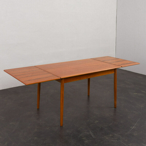 Large extension teak dining table by h. sigh & søn møbelfabrik, denmark 1960s – A rare vintage treasure