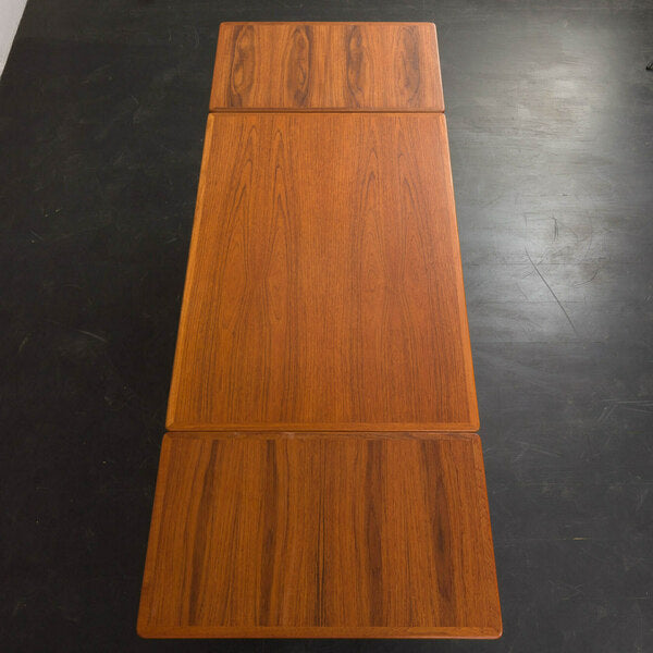 Large extension teak dining table by h. sigh & søn møbelfabrik, denmark 1960s – A rare vintage treasure